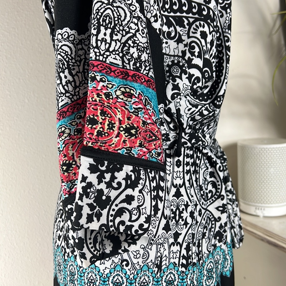 In Bloom S Mixed Pattern Robe - Picture 10 of 16